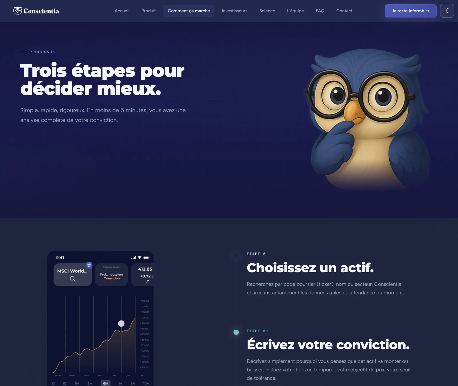Conscientia : parcours en trois étapes pour analyser une conviction